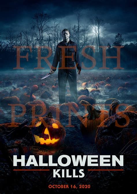 HALLOWEEN KILLS Movie Poster Print | Etsy