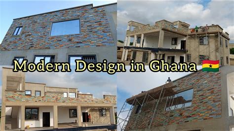 Morden Design in Ghana 🇬🇭 Genstone installation review | DIY Stone - Naturalstone - slate stone ...