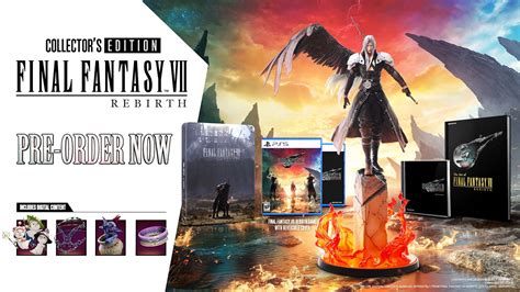 Final Fantasy VII Rebirth Collector's Edition Includes Sephiroth Figure