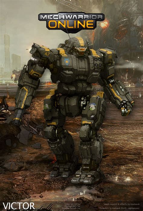 Battletech Mechwarrior Online Victor painted with St Ives Colours