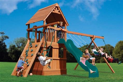 Wooden Swing Set Forts for Sale | Superior Play Systems® | Childrens swing set, Swing set ...