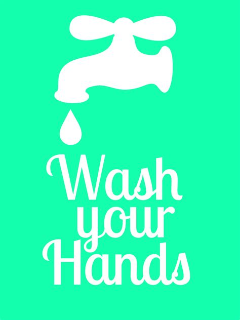 Free Printable Wash Your Hands Sign