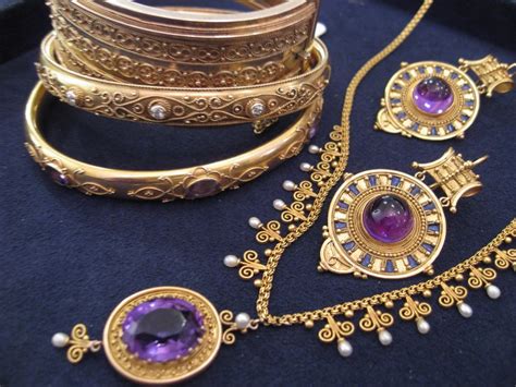 Jewelry Victorian Amethyst & Gold | Roman jewelry, Ancient roman ...