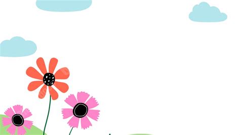 Cute Flower Powerpoint Background