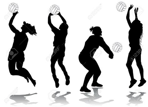 volleyball player silhouette clipart 10 free Cliparts | Download images on Clipground 2024