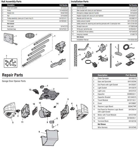 Replacement Parts For Chamberlain Garage Door Opener | Reviewmotors.co