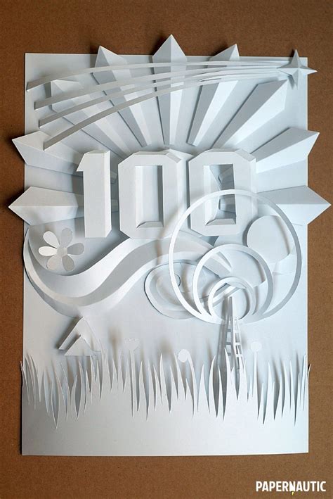 Making a Paper Relief Sculpture as Milestone – Papernautic