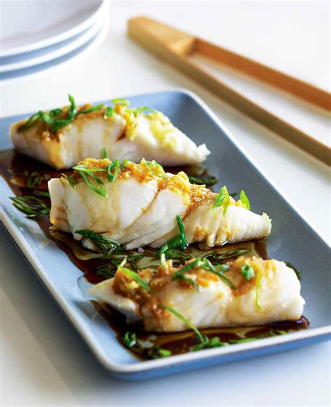 Steamed Halibut with Ginger Recipe | Leite's Culinaria