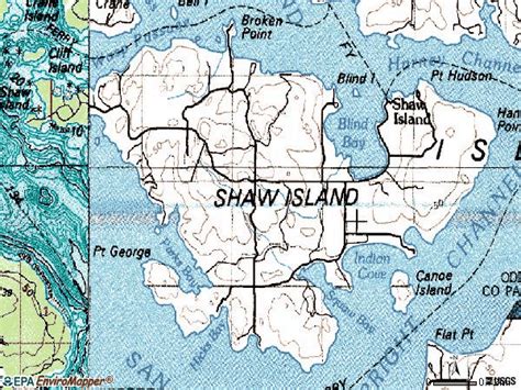 Shaw Island. Small but mighty | Cartografía