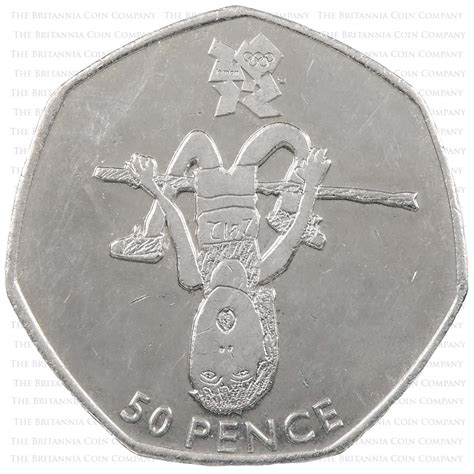 2011 Olympic Athletics 50p : Circulated | The Britannia Coin Company