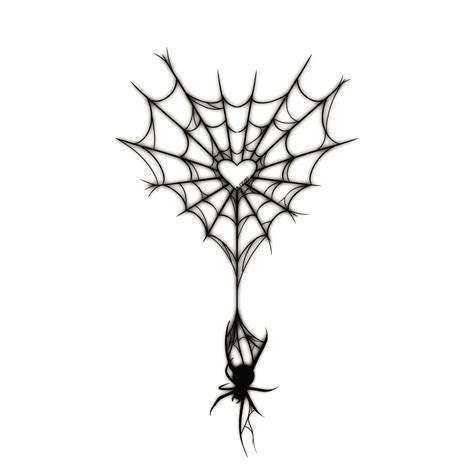 Spider with heart web art tattoo print design in 2022 | Creepy tattoos, Grunge tattoo, Cute tattoos