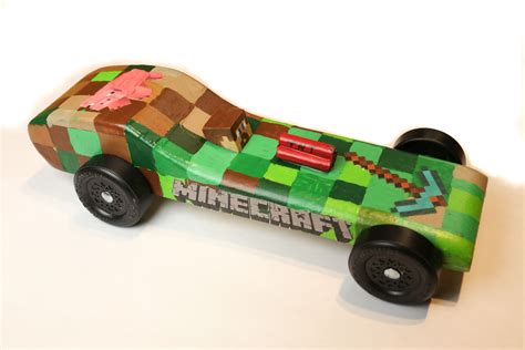 Minecraft Pinewood Derby car | Pinewood derby cars templates, Pinewood derby cars, Pinewood derby