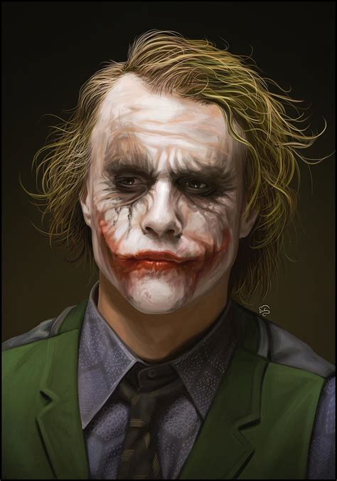 Heath Ledger's Joker by TovMauzer on DeviantArt
