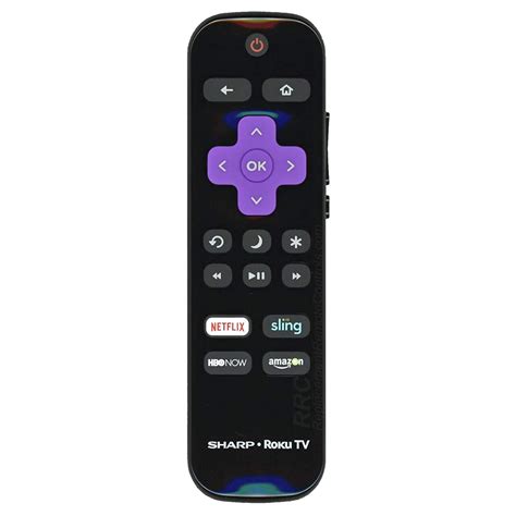 Sharp LC-RCRUS-17 Roku TV Remote Control - Walmart.com - Walmart.com