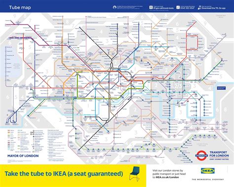 New Tube map with Elizabeth Line published by Transport for London - The Real Britain Company