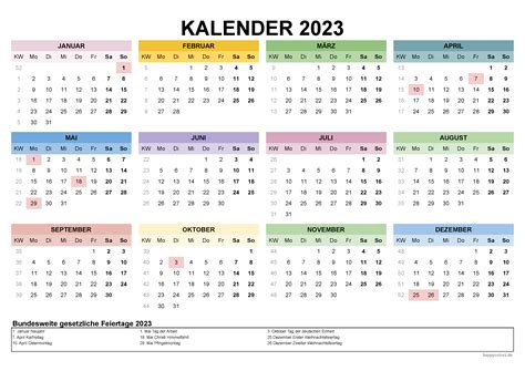 Kalender In Excel 2023 - Image to u