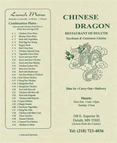 Chinese Dragon Restaurant of Duluth