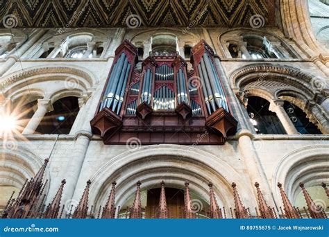 Peterborough Cathedral Organ B Editorial Image - Image of front, religion: 80755675