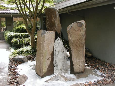 Basalt Water Feature. Falling Water Designs, Greater Seattle Area, WA ...