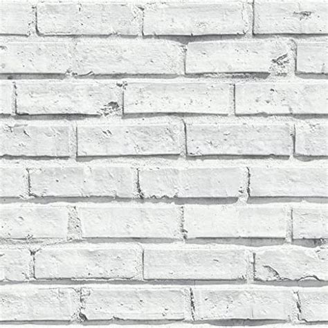 Arthouse White Brick Wallpaper - Realistic Brick Effect - Rustic White ...