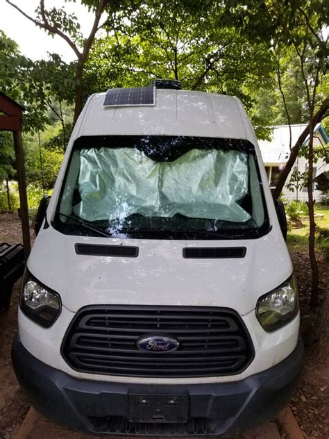 Flexible solar panels above windshield? | Ford Transit USA Forum