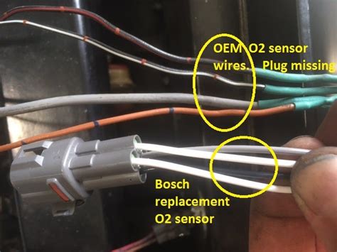 O2 Sensor Wire Colors