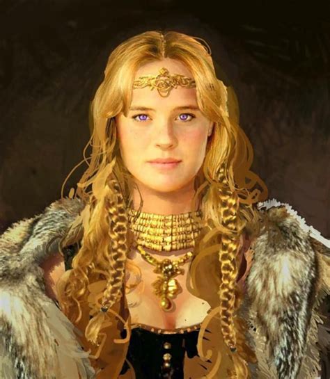 Freya gold collar | Freya goddess, Norse goddess, Viking woman