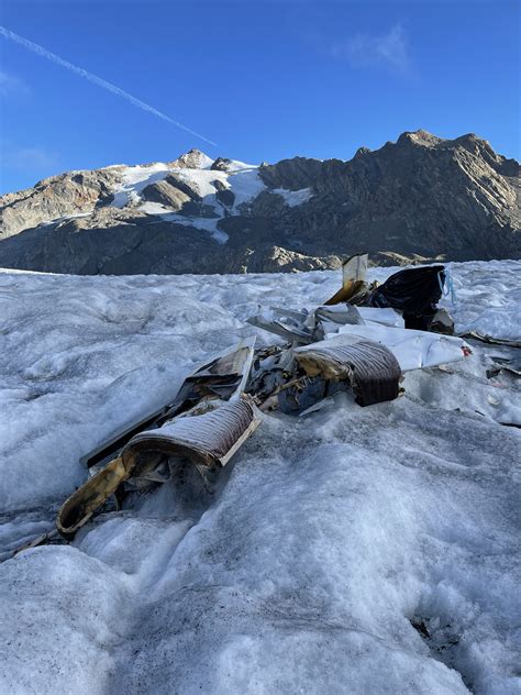 The disappearing glaciers revealing 50-year-old plane wreckage in the Swiss Alps | Climate News ...