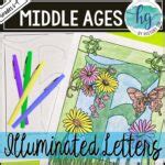 Middle Ages Illuminated Letters Activity - By History Gal