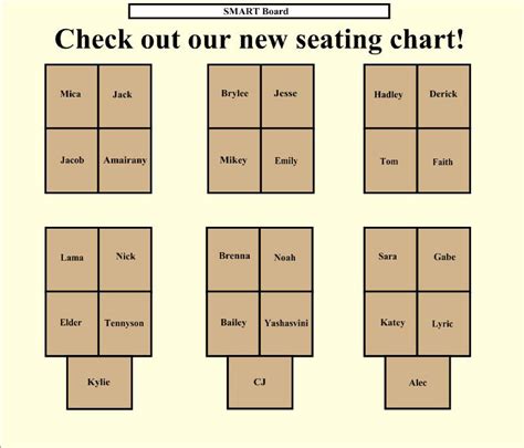 The Office Seating Chart Season 1
