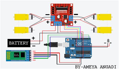 Arduino Bluetooth Car ARDUINO UNO|L293D|HC-05, 44% OFF