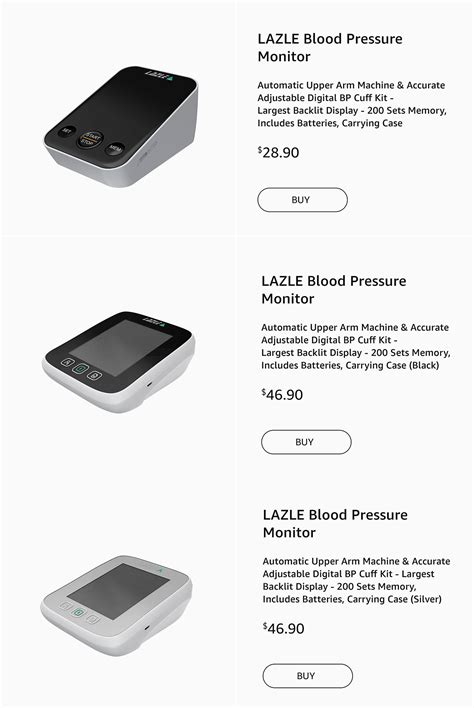 LAZLE Blood Pressure Monitor on Behance