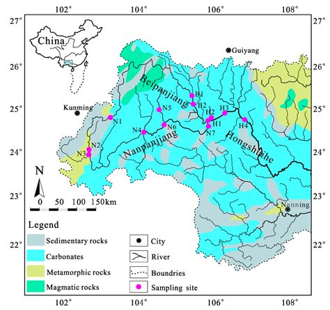 Xi River Map