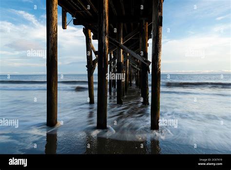 Goleta Beach Pier, California, USA Stock Photo - Alamy