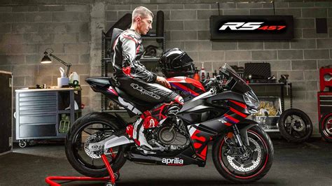 Aprilia RS 457 Accessories List Revealed - TPMS, Panniers, Quickshifter