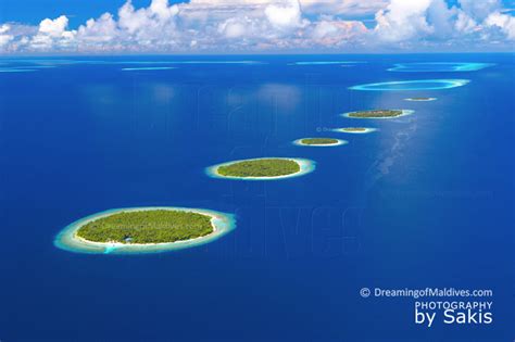 Maldives Islands Aerial Photography. Baa Atoll Island