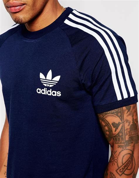 Lyst - Adidas Originals California T-shirt Ab7604 in Blue for Men