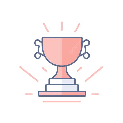 Award Icon In A Pink Color Vector, Championship, Lineal Icon, Flat Icon PNG and Vector with ...