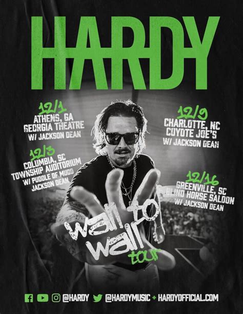 HARDY Announces 2022 December Tour