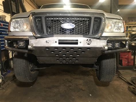 Elite Ford Ranger Modular Plain Front Winch Bumper 1998-2011 ...