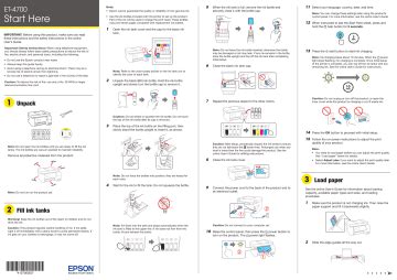 Epson ET-4700 Installation Guide | Manualzz