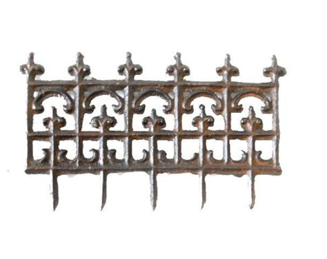 Cast Iron Victorian Style Fence Panels - Etsy