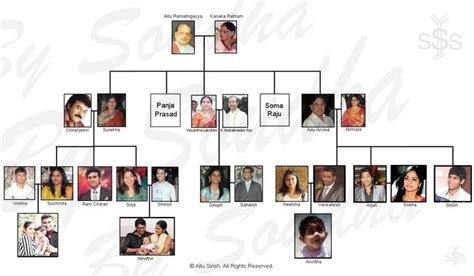 A 4 ALLU: Allu Arjun Family Tree