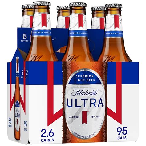 Michelob Ultra Beer 12 oz Bottles - Shop Beer & Wine at H-E-B