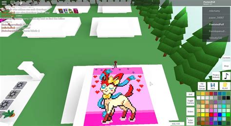 Roblox Pixel Art Game