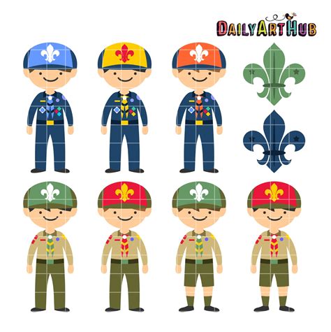 Boy Scouts Clip Art Set Daily Art Hub Graphics Alphabets Svg | The Best Porn Website