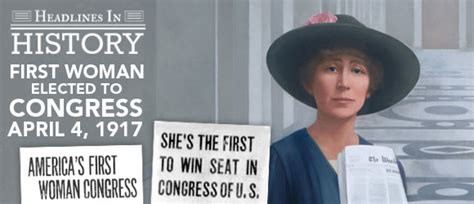 First Woman Elected to Congress Takes Her Seat - The official blog of ...