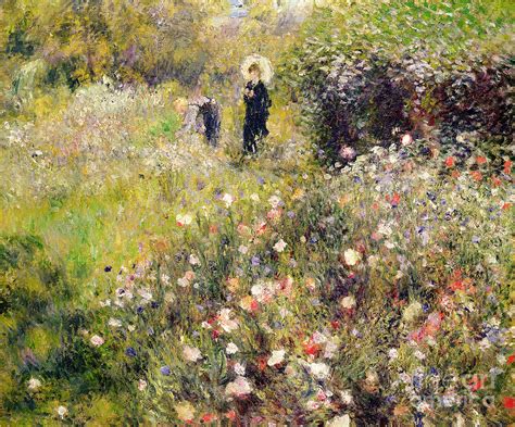 Summer Landscape Painting by Pierre Auguste Renoir