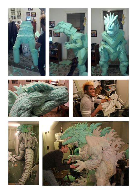 Goji Suit Creation by LDN-RDNT | Godzilla costume, Godzilla, Cosplay diy