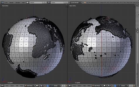 modeling - Equirectangular world-map UV layout - the sequel - Blender ...